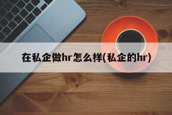 在私企做hr怎么样(私企的hr)